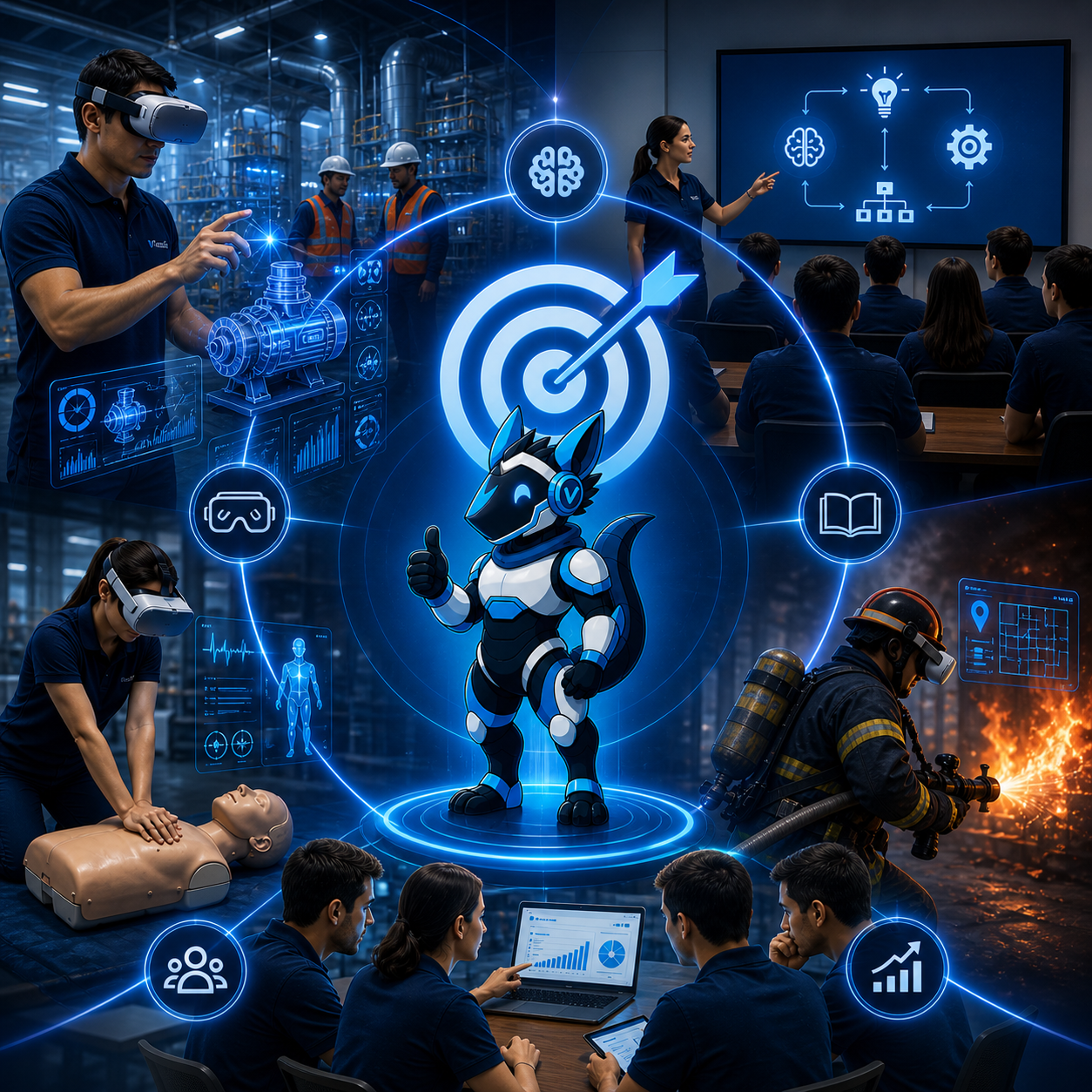 Tecnología inmersiva aplicada a capacitación
